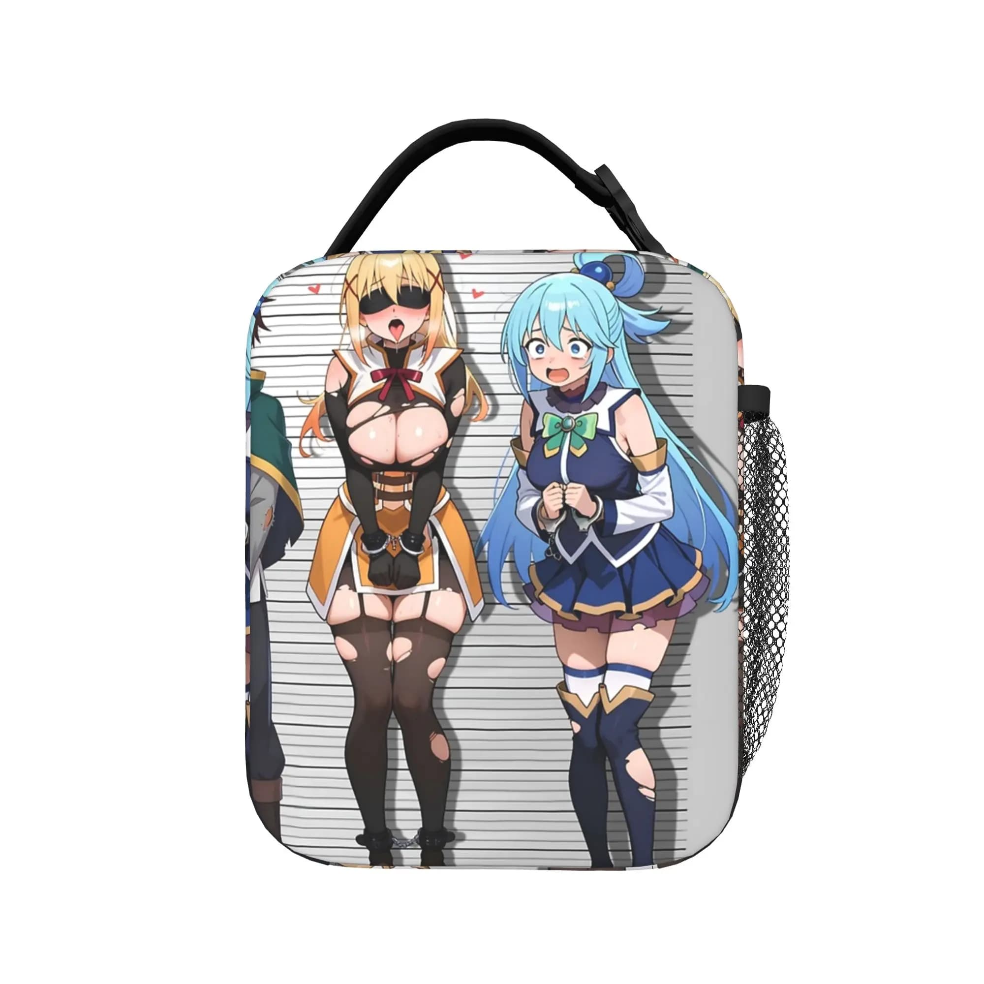 Borsa Termica Portatile Konosuba Getting Arrested Funny Meme - Contenitore Pranzo Isolato per Alimenti