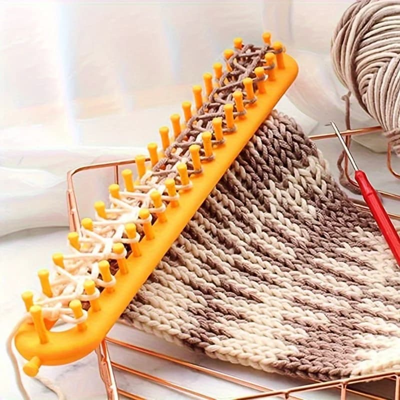 1pc Self-woven Scarf Weaving Artifact, DIY Knitting Craft Weaving Tool Handmade Knitting Kit Knitting Loom