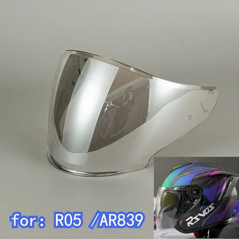 R05 /AR839 Ryzen Casco moto Mezzo casco Lente per casco RO-5 Parabrezza antipolvere anti-uv Caschi moto Lente