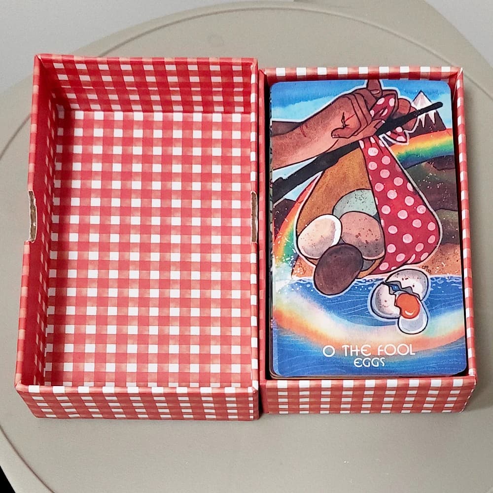 The Magic Pantry Tarot Deck Food-Themed Watercolor Tarot Cards for Home Cooks & Foodies, 12*7cm