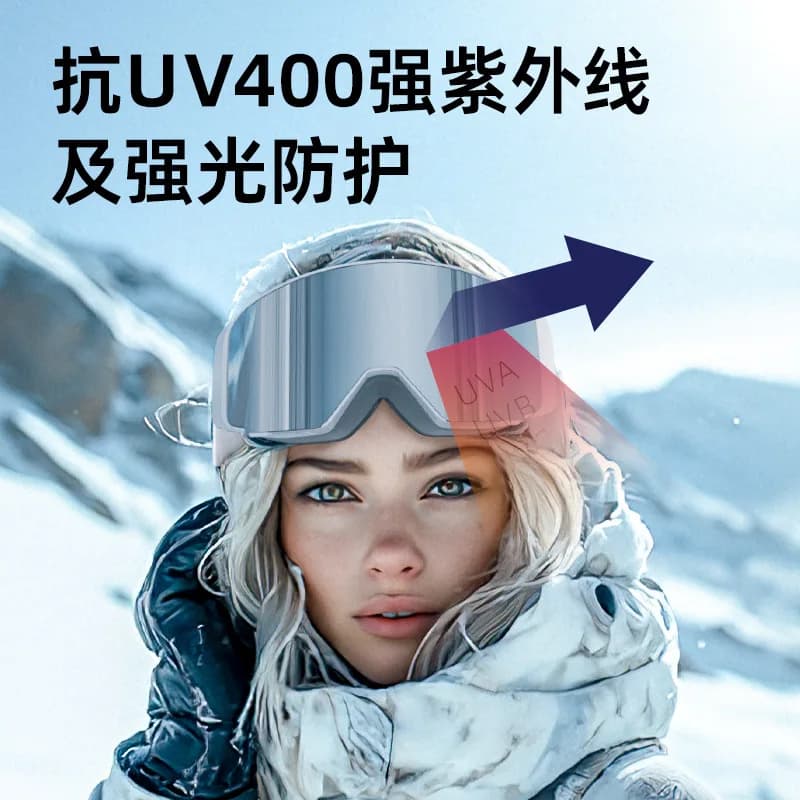 kapvoe occhiali da sci ribaltabili antiappannamento snowboard professionale antivento protezione UV