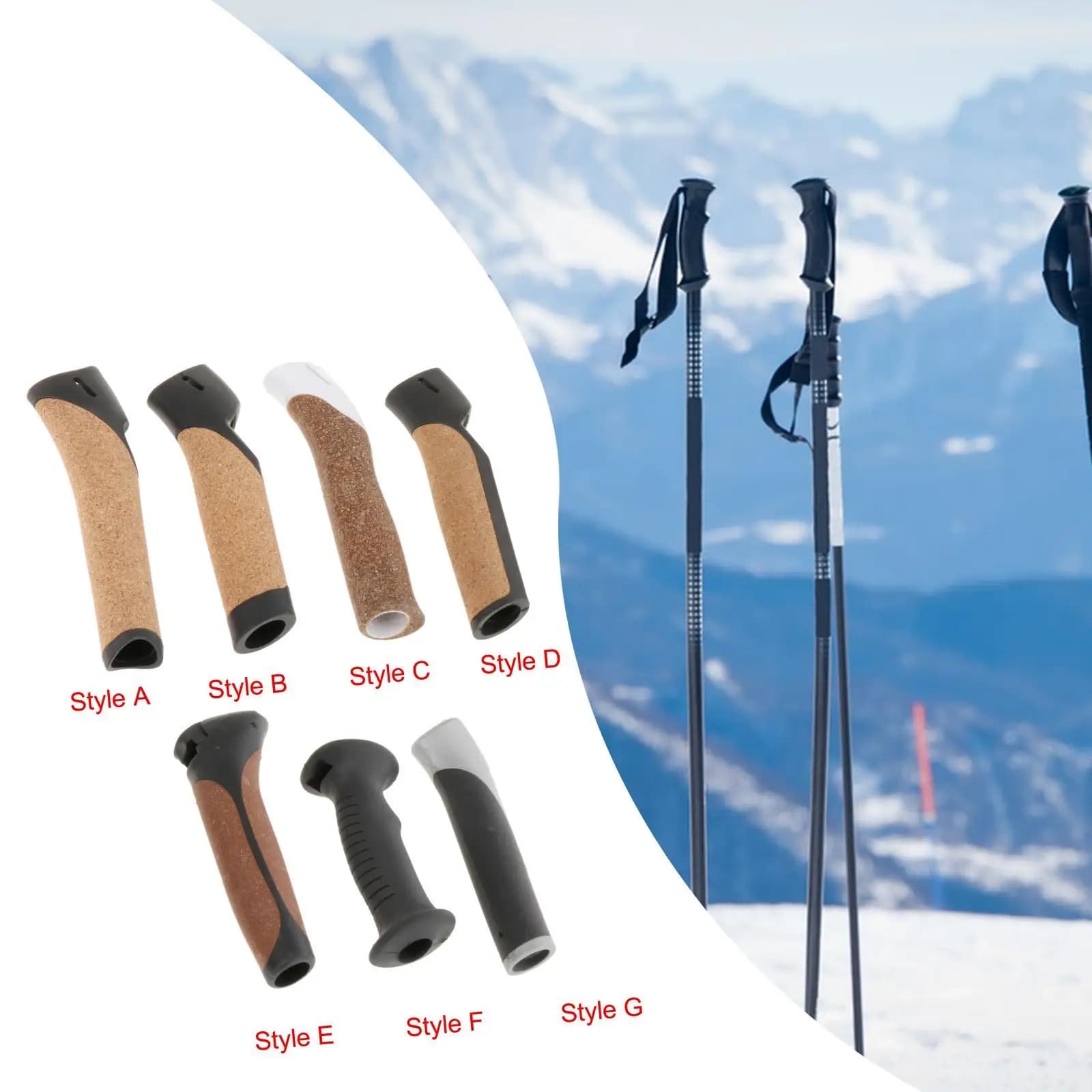 Outdoor Walking Trekking Sticks Trekking Rod Handles Trekking Replacement Handle for Sports Climbing Good
