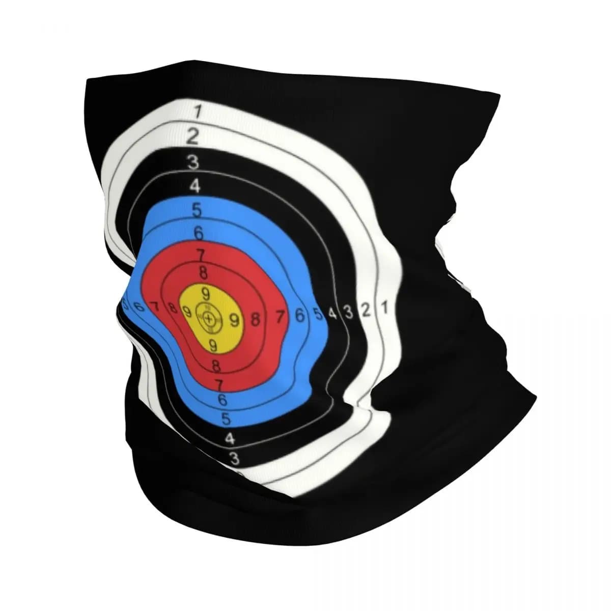 Tiro con l'arco e gamma di pistole Target Practice Graphic Bandana Neck ghetta antivento Face Scarf Cover Archery Headwear Tube passamontagna