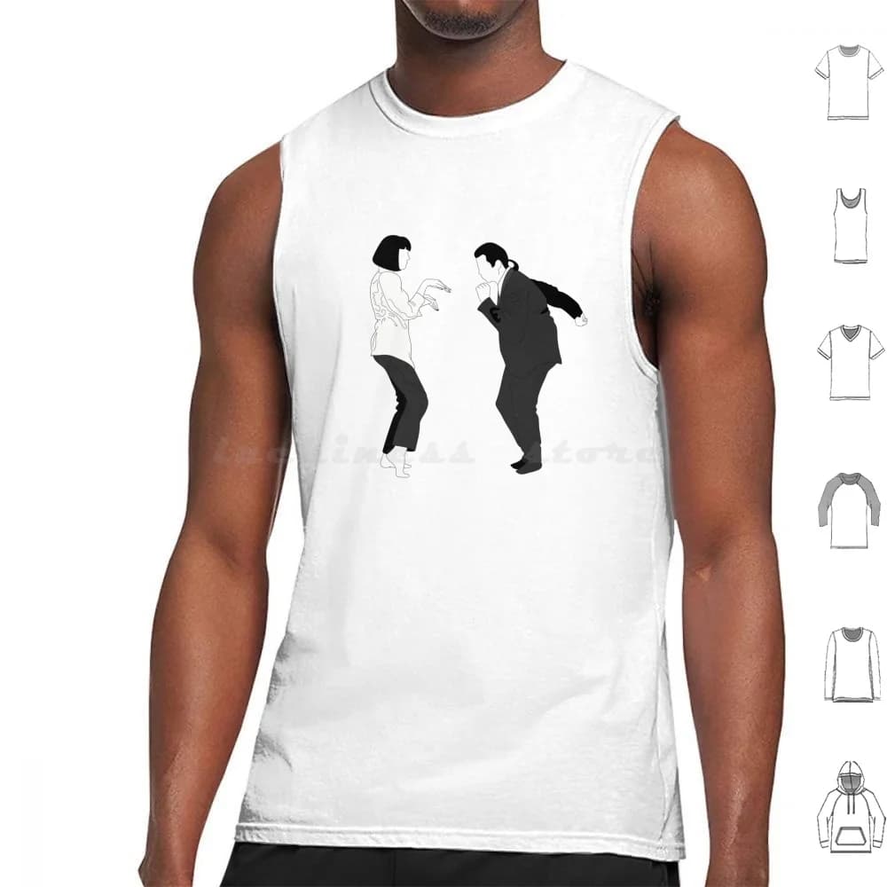Pulp Fiction Dance Canotte Canotte Senza maniche Pulp Fiction Pulp Fiction Film Pulp Fiction Film Cultura pop Quentin Tarantino