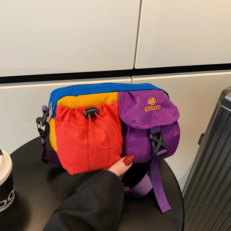 Borse a tracolla da donna Borse a tracolla multitasche alla moda Stile utilitario sportivo casual Borse comode e versatili da viaggio