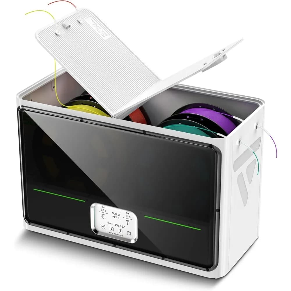 Official Filament Dryer S4 - 70 °C Maximum Temperature, 360 ° Uniform Heating for PLA/TPU/Nylon/ABS