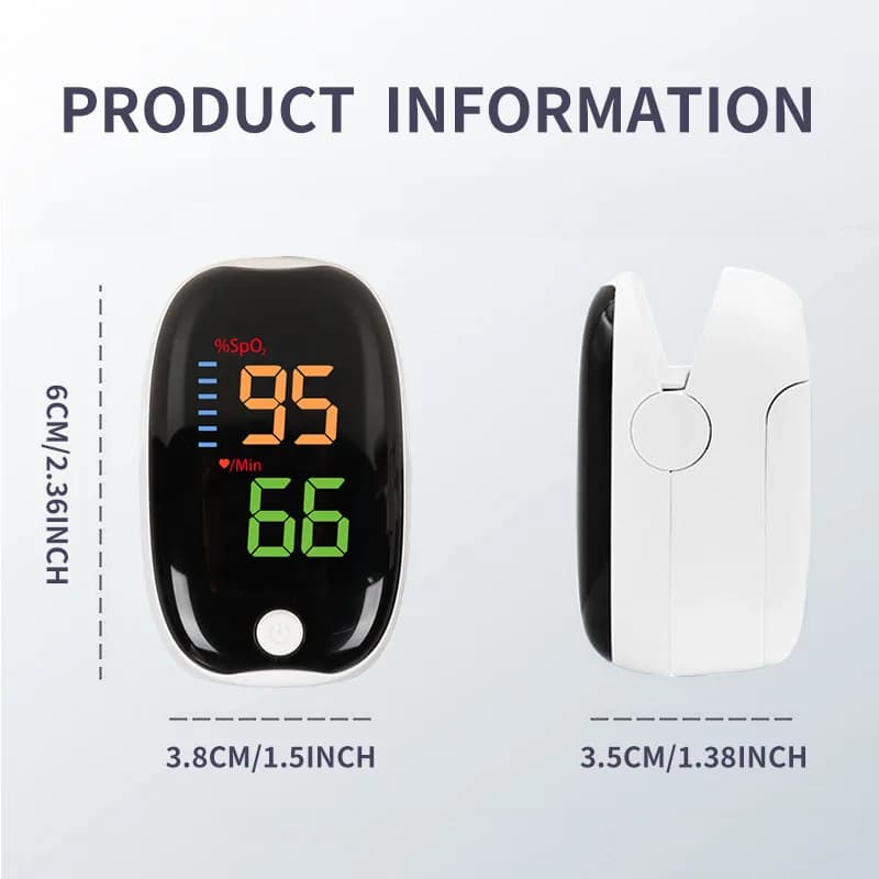 LK87 Portable finger pulse oximeter Blood oxygen saturation monitor with LCD display Tigital finger pulse oximeter Heart rate monitoring