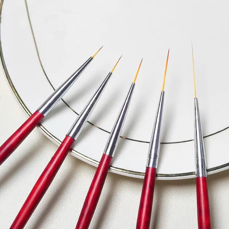 Nail Art Brushes for Nail Art for Nail Art for Thin Details Lining Brush for Fine Drawing Nail Design Tool for UV Gel Nail Design