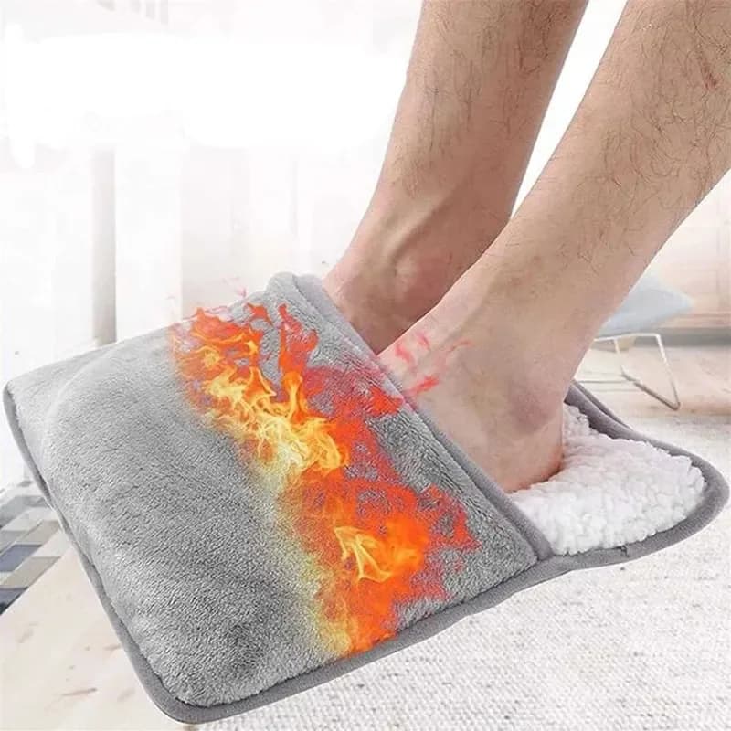 Coperta elettrica Scaldapiedi per uso domestico Riscaldatore USB Piedi a temperatura costante Tappetino riscaldante Pantofole riscaldanti
