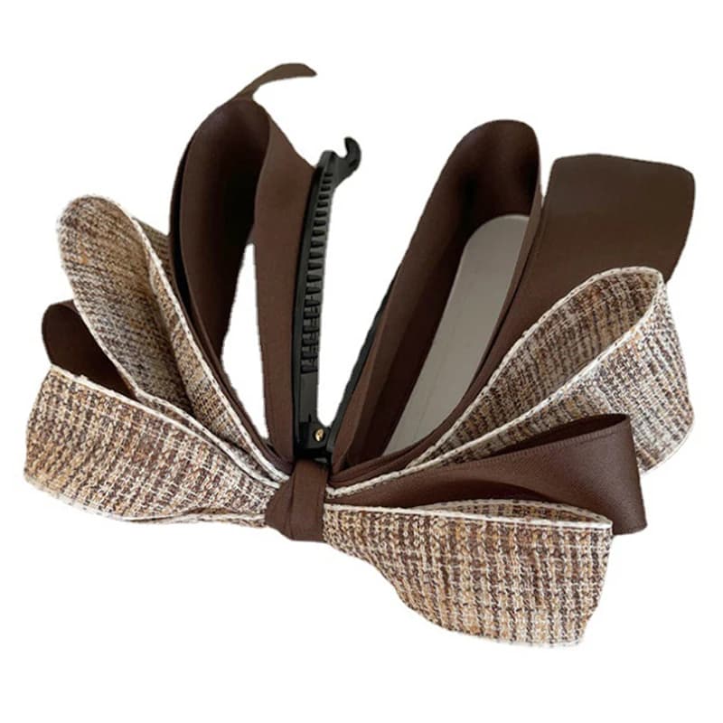 Fermaglio per capelli coreano a cucchiaio per donna, stile influencer, accessorio per fissare l'alta coda di cavallo, fermacapelli.