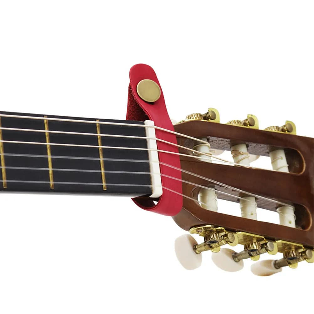 4 Pezzi Fermacorda per Manico di Chitarra, Blocco per Poggiatesta, Accessori per Chitarra Acustica, Folk, Elettrica e Ukulele