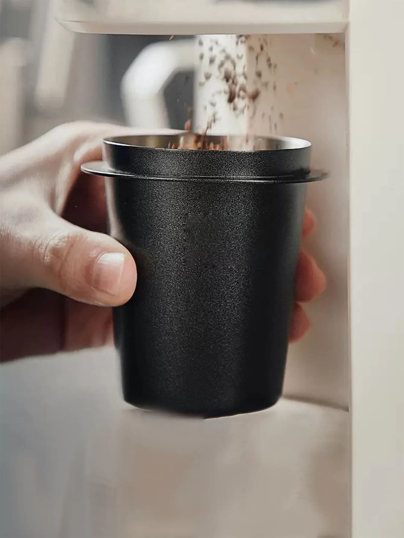 58/53/51mm Coffee Dosing Cup Sniffing Mug for Espresso Machine Wear Resistant Stainless Steel Coffee Dosing Cup Drop Shipping