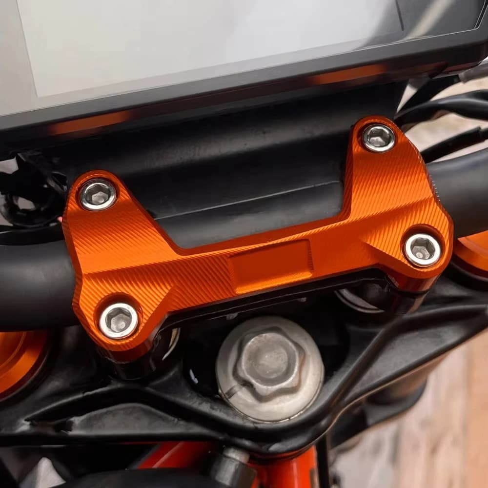 Per K DUKE 125 200 250 390 DUKE 2006 - 2019 2020 2021 2022 2023 2024 Accessori Moto Manubrio Riser Copertura Superiore Morsetto