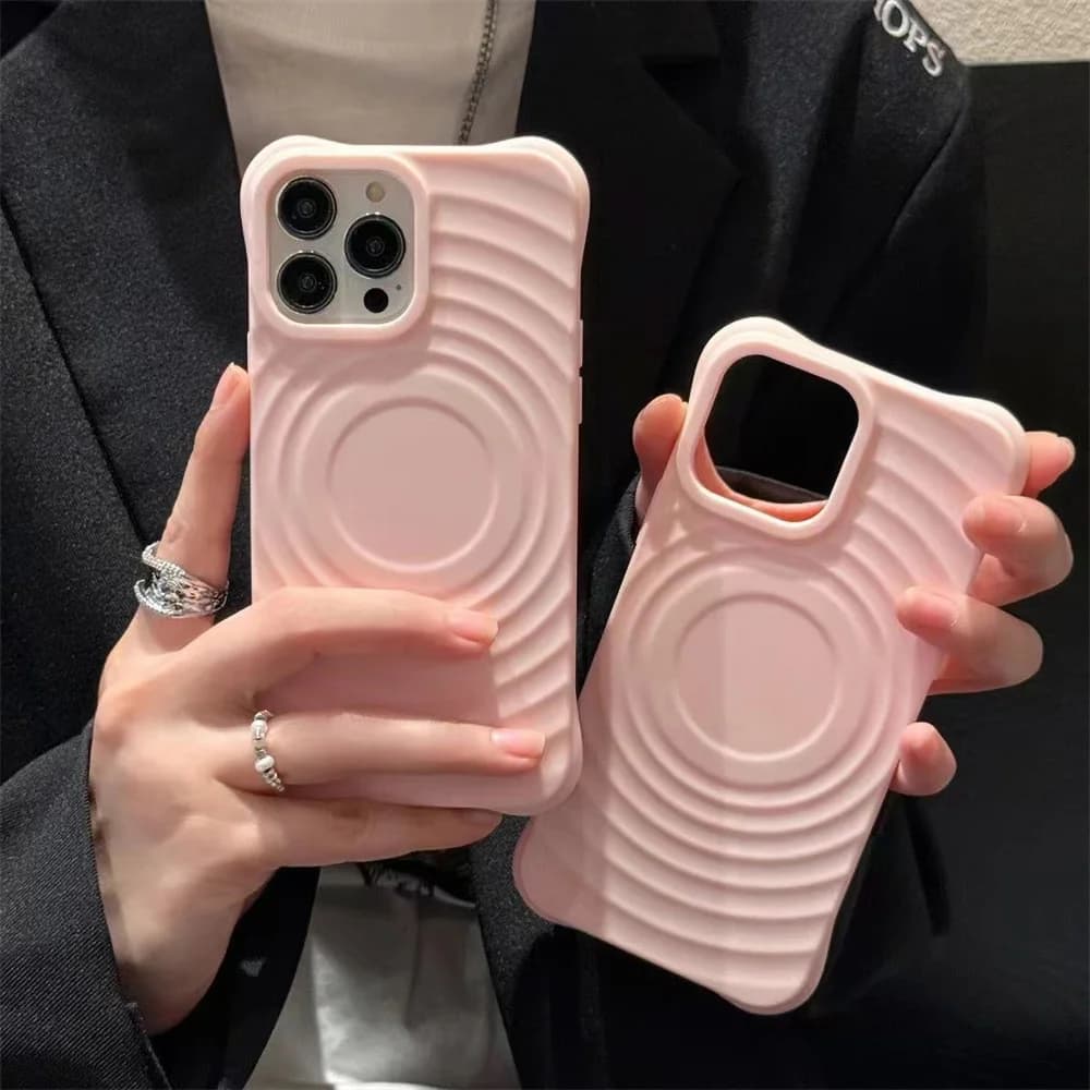 Silicone Magnetic Wireless Charging Case For iPhone 17 Pro Max 16 15 14 Plus 13 12 11 promax For Magsafe Soft Shockproof Cover