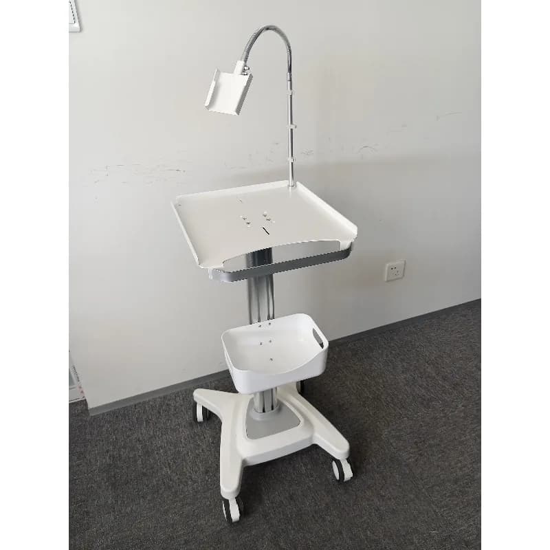 Carrello Medico Ospedaliero, Supporto Portatile per ECG e Supporto per Laptop Compatibile con Nihon Kohden