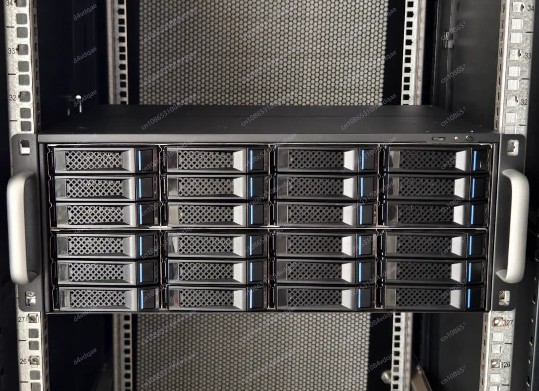Metal M424 4U Can Cabinet 24 Disk Position 12G High Speed Storage Expansion Cabinet NAS Built-in Power Supply