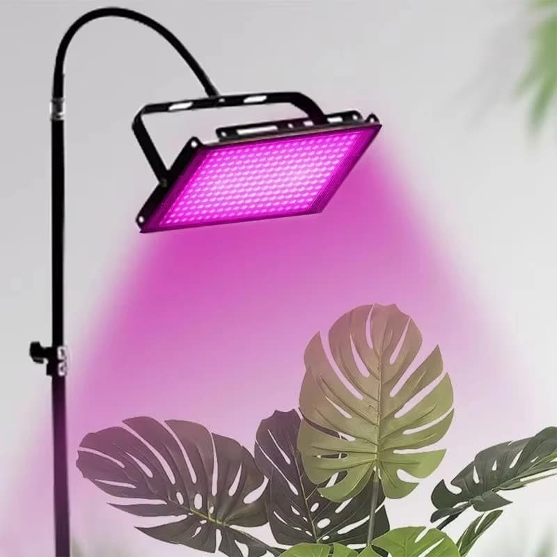 LED spotlight for full spectrum plant growth with 50W 300W plug-in switch for greenhouses, hydroponic plants, flower and seed growth lights, growing tent.