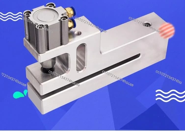Pneumatic punching machine for round holes of 2-10 mm - Width 150 mm, for plastic bags, PP/PE film, packaging punching