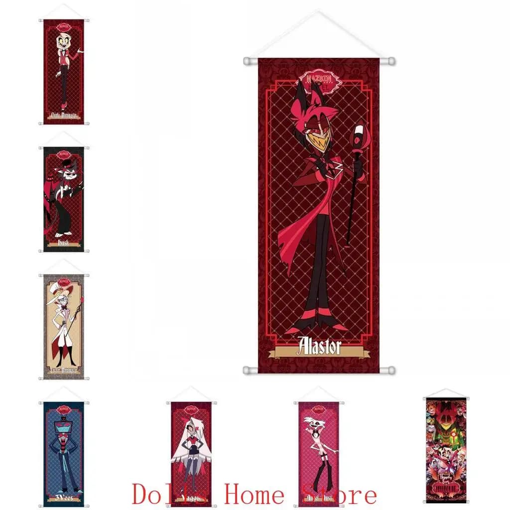 Anime Scroll Canvas Wall Hanging Painting Home Picture Anime Poster Wall Art HD Room Decoration 75X28cm
