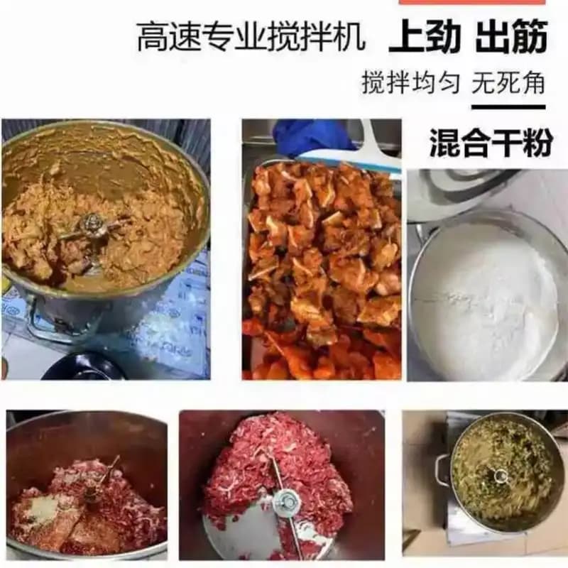 Impastatrice Professionale per Cucina Domestica, Macchina per Impastare Farina, Miscelatore per Carne Macinata, Impastatrice per Pasta, Frullatore per Pane 220V