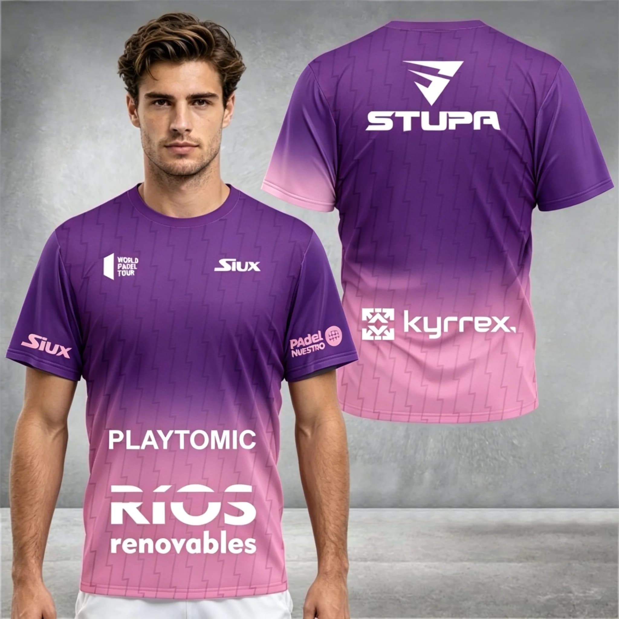 Men's Sports Short-sleeve T-shirt Round Neck Comfortable Breathable for Tennis Sports & Daily Casual Wear Multi-brand Design