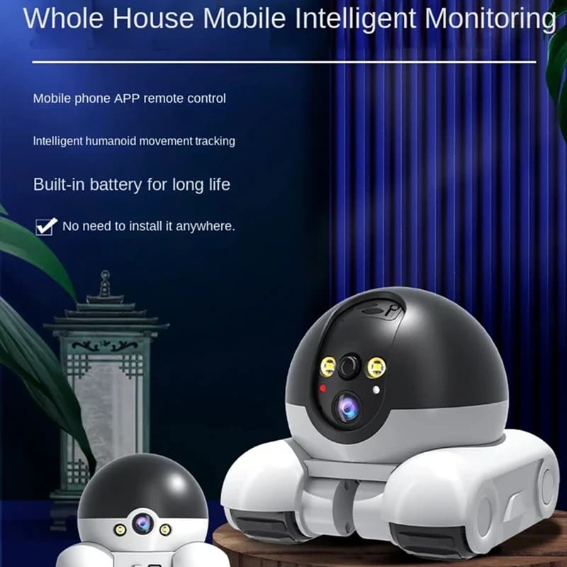 【ACQUISTA AGORA】 Telecamera di sicurezza intelligente Wi-Fi 1080p 2MP, HD, avvisi APP in tempo reale, audio bidirezionale, con rilevamento del movimento per neonati e animali domestici SPINA UE