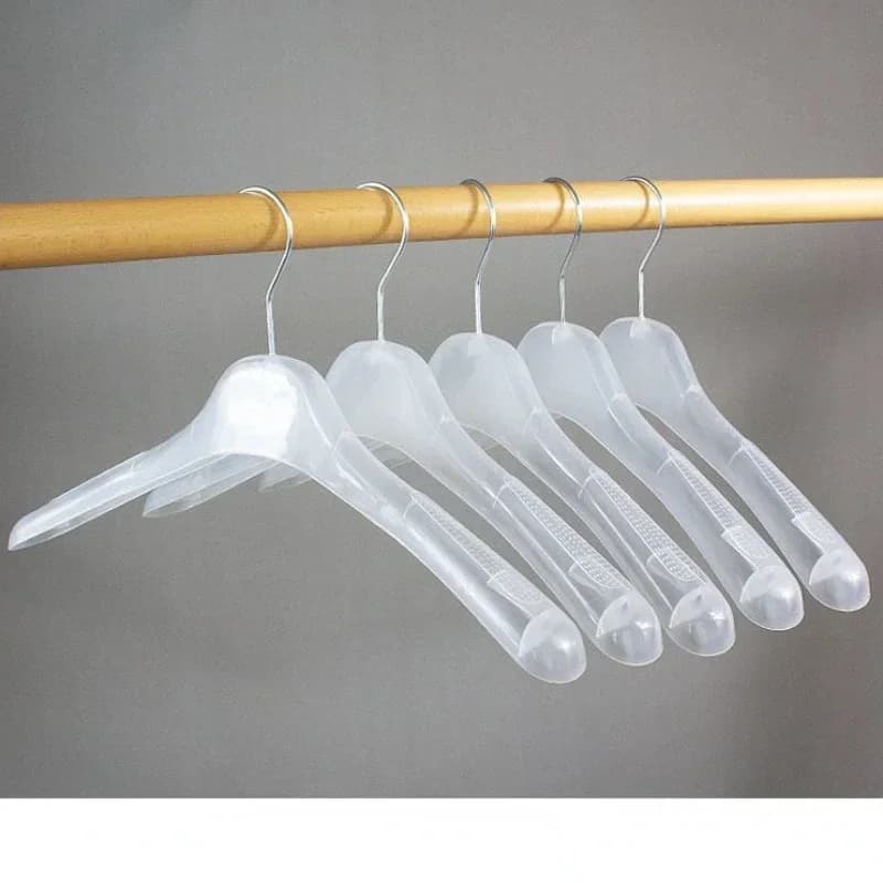 Japanese Simplicity Hangers Wide Shoulder Anti Slip Adult Suits Wardrobe Shops Hanging Clothes Rack Dress Pants Support Shelf