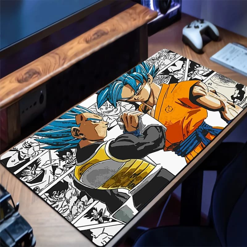 Mouse Pad Dragon Ball Anime Durable Carpe Large PC Gamer Computer Mausepad Varmilo Keyboard Gaming Accessories Desk Mat