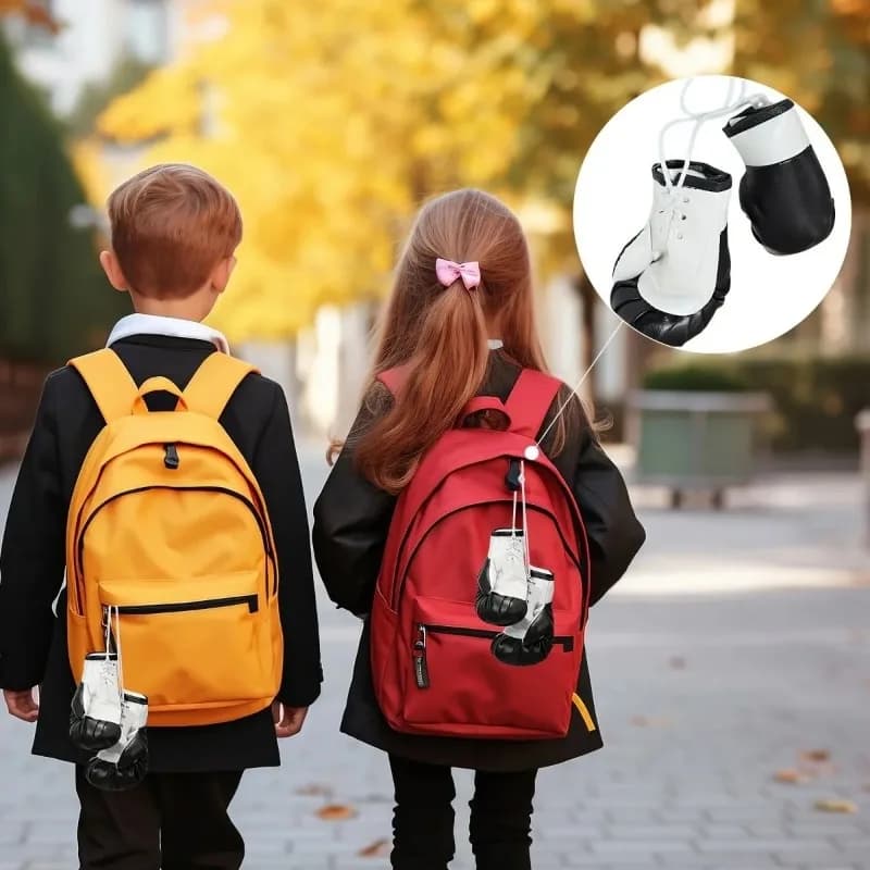 Miniature boxing gloves Boxing bag Backpack hanging pendant Souvenir collection for party decorations