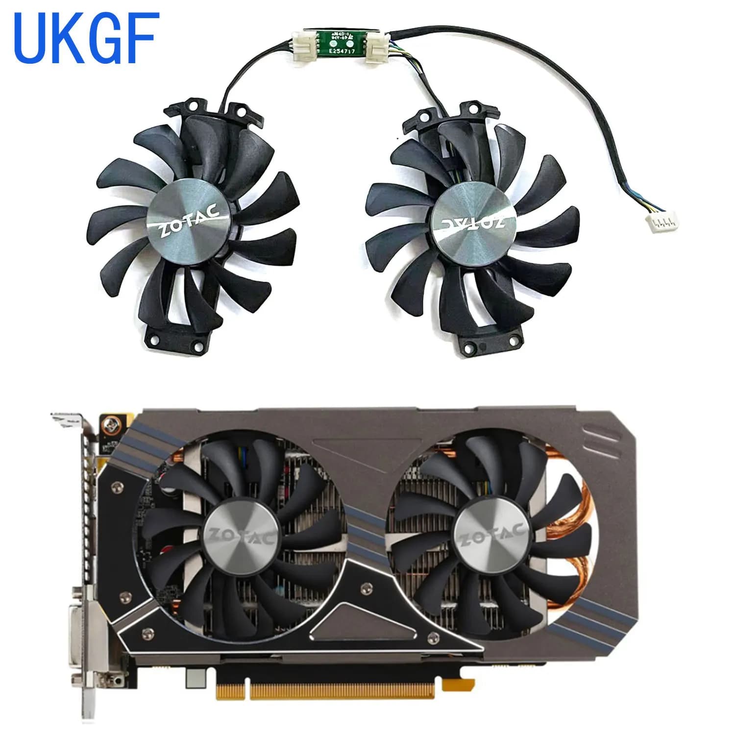 GA81S2U GAA8S2U 75mm 4Pin GTX 960 Ventola di raffreddamento per ZOTAC GTX960 4G PCI-EDC Ventola di raffreddamento della scheda video grafica