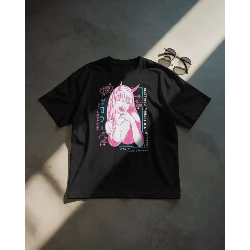 Unisex Wife Anime T-shirt Men's T-shirt Summer New Style Men's Oversized T-shirt Unisex