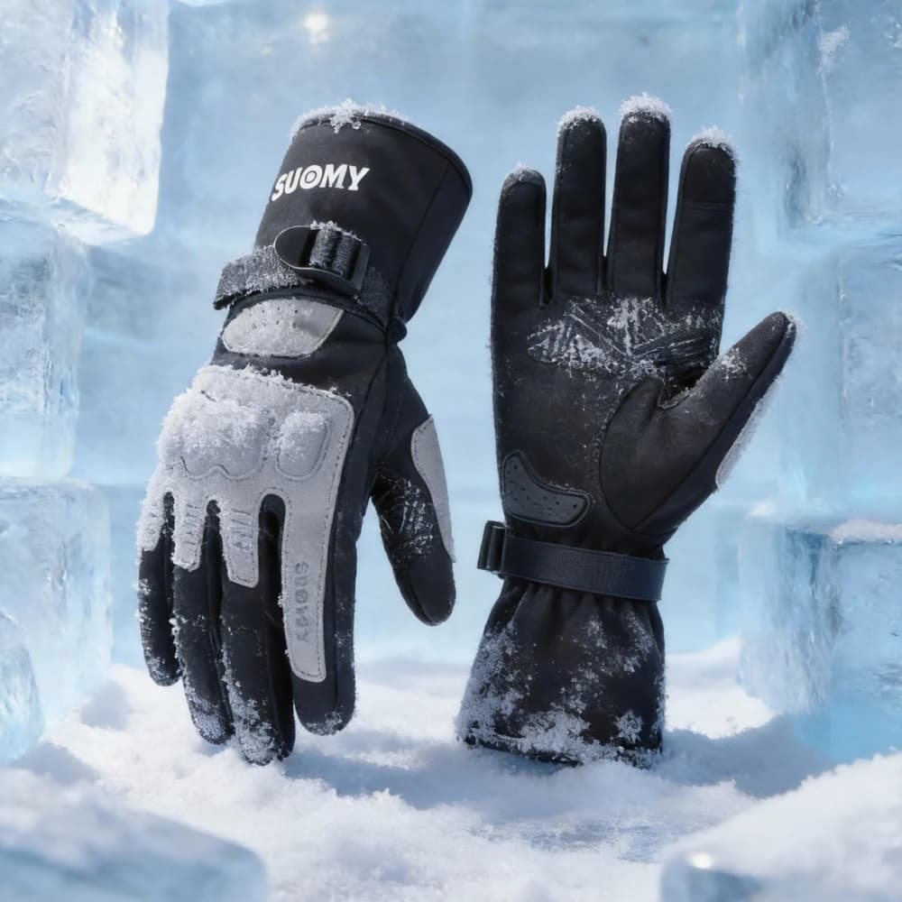 Winter Motorcycle Gloves Windproof Waterproof Touchscreen Thermal Anti-Slip Motocross Riding Gear for Men Women