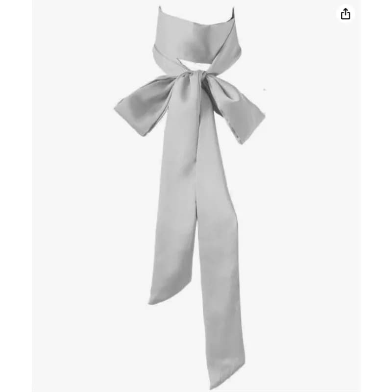 Foulard Lungo e Sottile in Raso, Nastro da Annodare in Vita, Cintura per Donna 200*5CM, Fascia per Vestito, Cintura Nuziale da Sposa