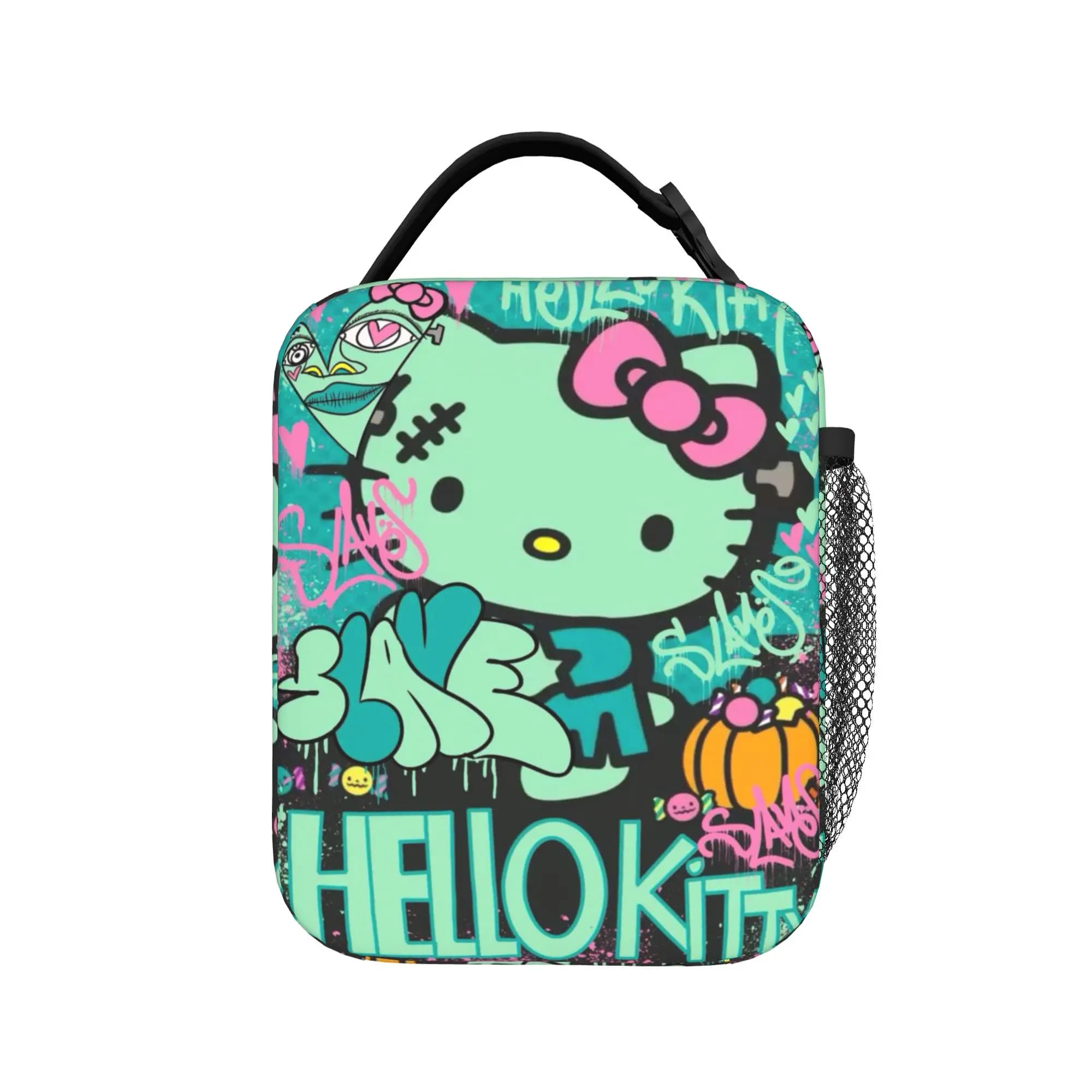 Accessori Hello Kitty Borsa termica per il pranzo per la scuola Contenitori per alimenti Contenitori termici portatili per il pranzo