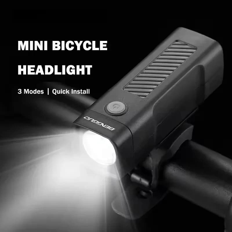 Luce per Bicicletta Ricaricabile, Faro Anteriore per Mountain Bike, Torcia per Bici