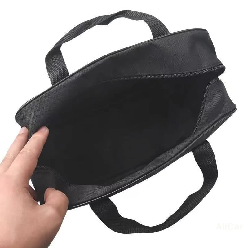 Borsa per compressore d'aria per autoveicoli - Organizer durevole nero per riporre gli attrezzi per auto