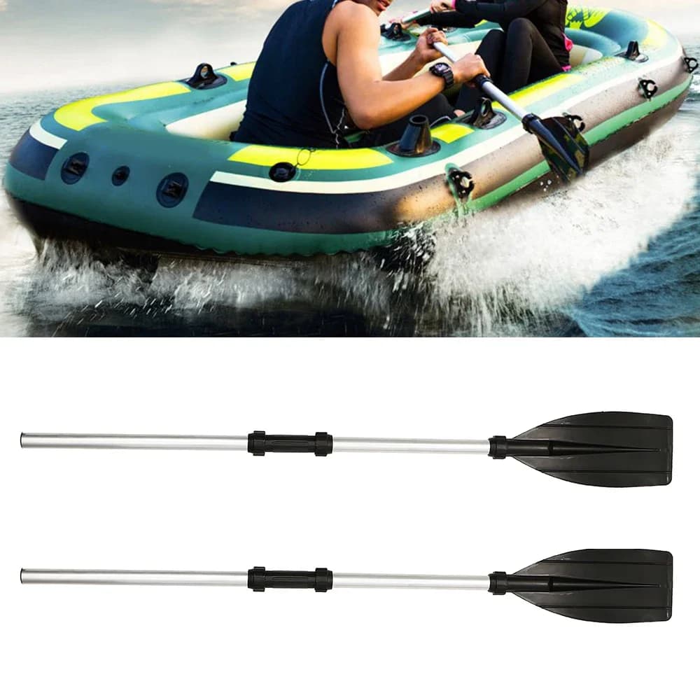 2 pezzi pagaie per carichi pesanti kayak per kayak gonfiabili remi per kayak in lega di alluminio pagaie portatili a lunghezza regolabile gioca all'esterno