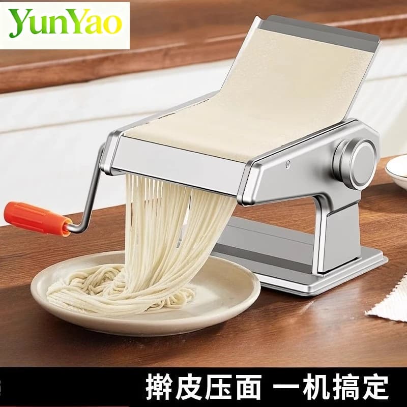 Macchina per pasta manuale 4 in 1, macchina per noodle e pressa per gnocchi con rullo per impasto, utensile da cucina domestico durevole
