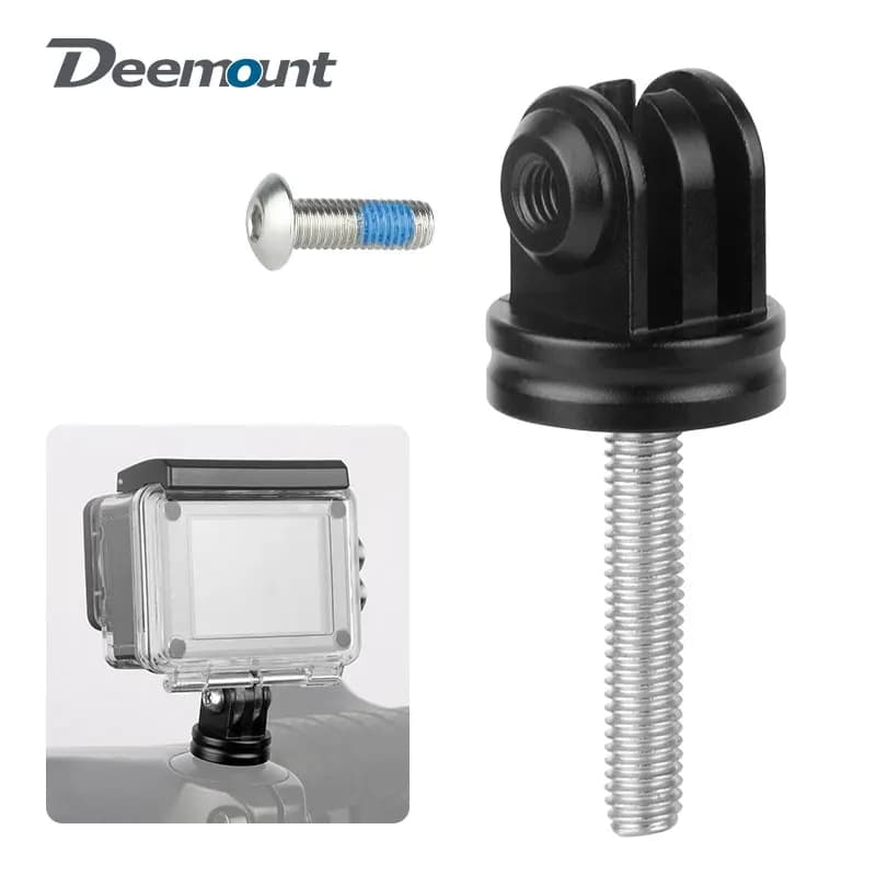 Deemount Bicycle Fork Stem Computer Headlight Extension Support For Gopro Photo Camera DJI Insta 360 Bracket Accessories