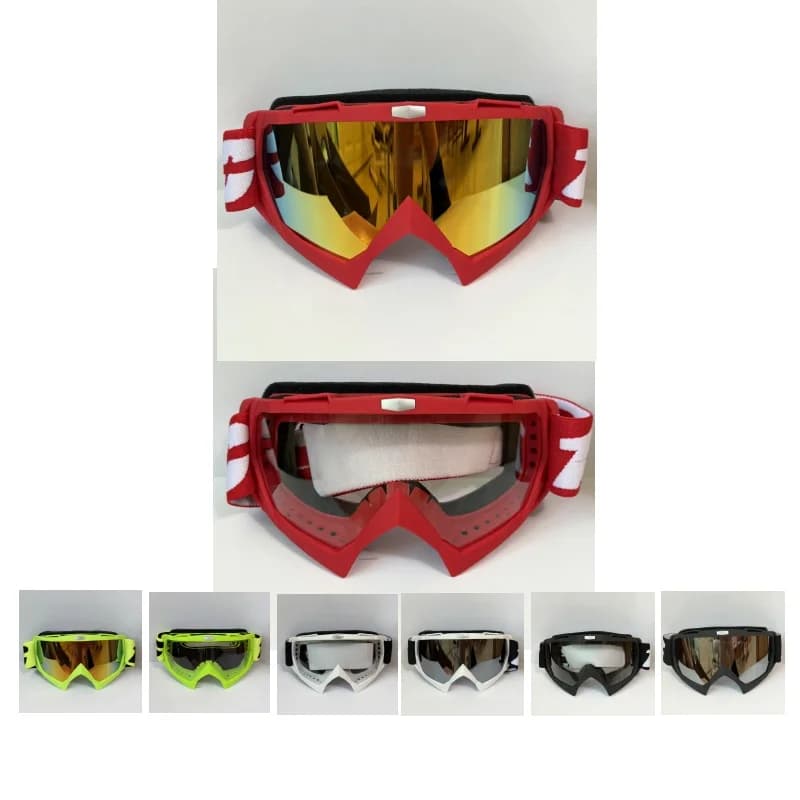 Sturdy Outdoor Sports Eyewear Anti‑UV Wind Sand Resistant Goggles for Moto Cycling Ski Jungle Trekking Trip