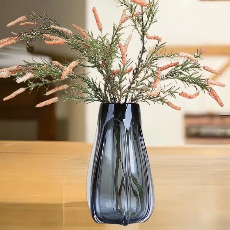 Vasi in Vetro di Lusso Moderni di Alta Gamma, Decorazioni Semplici per Tavoli da Pranzo, Cantinette, Ornamenti Decorativi di Pregio