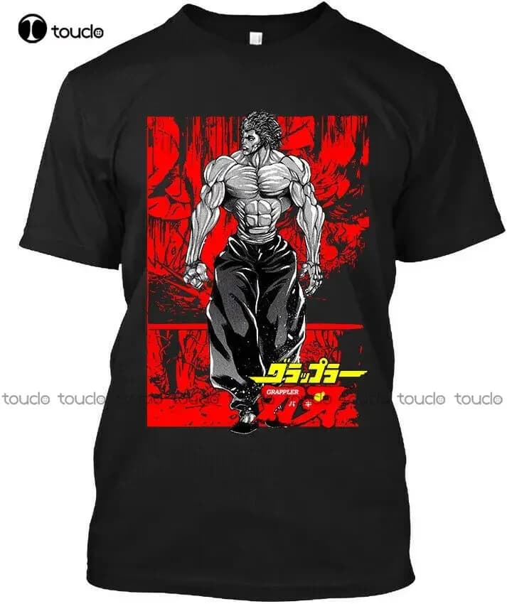Limited New Baki the Grappler Hanma Yujiro the World's Strongest T-Shirt S-5XL golf shirts for men Custom aldult Teen unisex