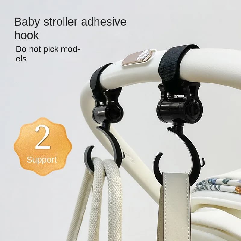 2pcs Pram Hook Baby Stroller Accessories Shopping Prop Multi Purpose Baby Stroller Hook Multi Purpose Shopping Pram Hook