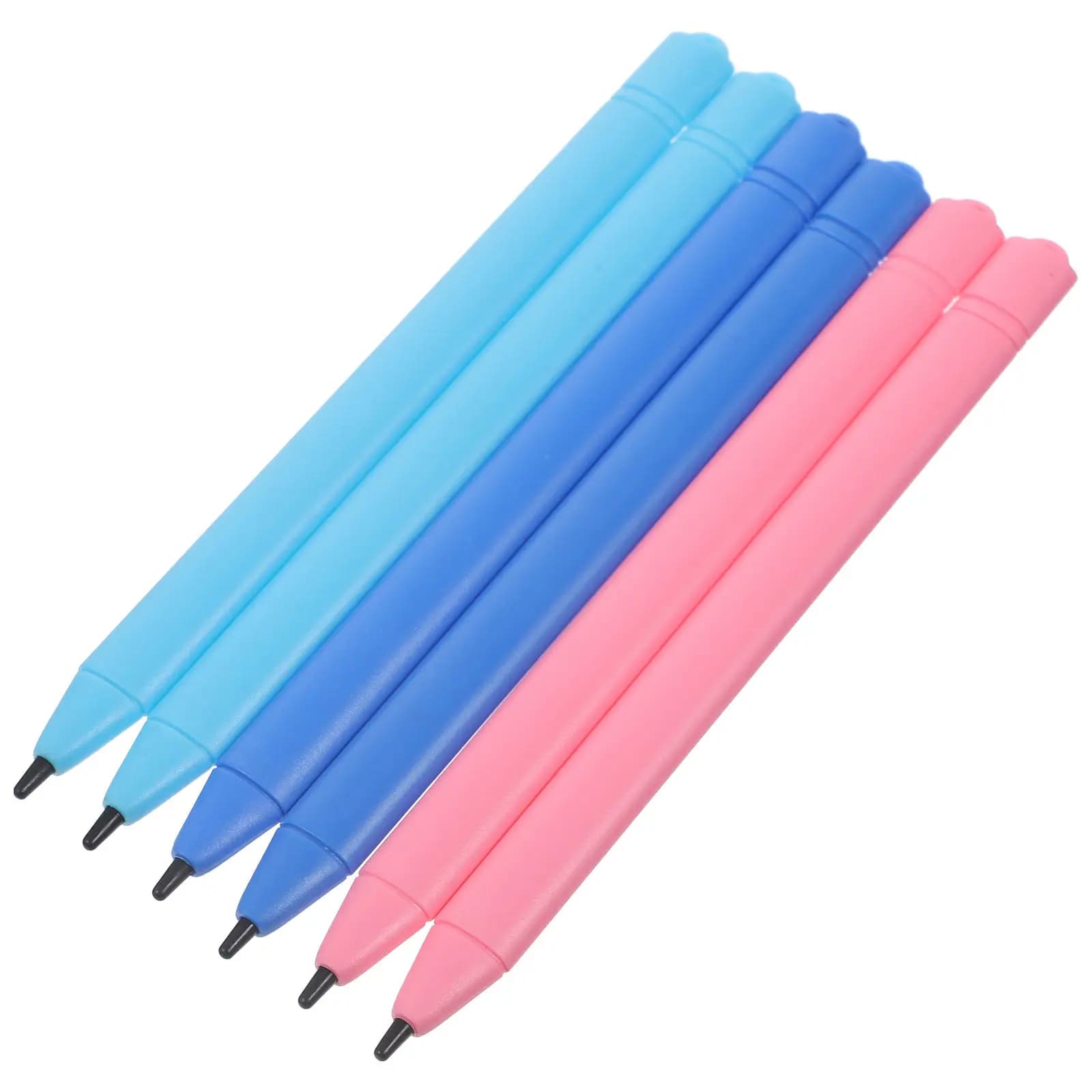 Penna stilo universale per scrittura a mano, 6 pezzi, portatile, per scrittura fluida, per tablet LCD, touch screen e lavagna da disegno