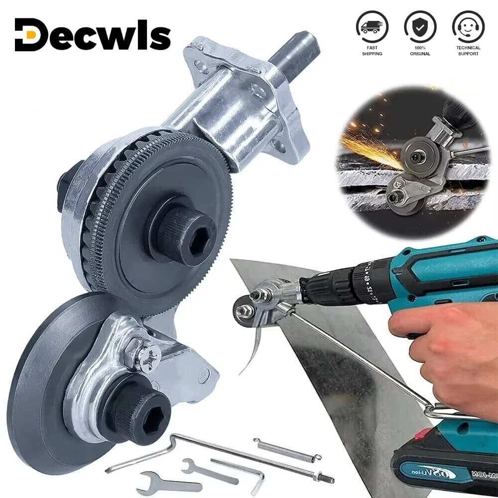 Electric Drill Convert Shears Plate Cutter Metal Sheet Cutter Tool Labor-saving Cutting Tool Sheet Metal Cut Electric Scissor