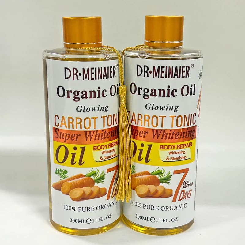 Olio da Massaggio Biologico Carota e Mandorla per Terapia Spa, Olio Essenziale Rilassante, Idratante e Nutriente per Viso e Corpo
