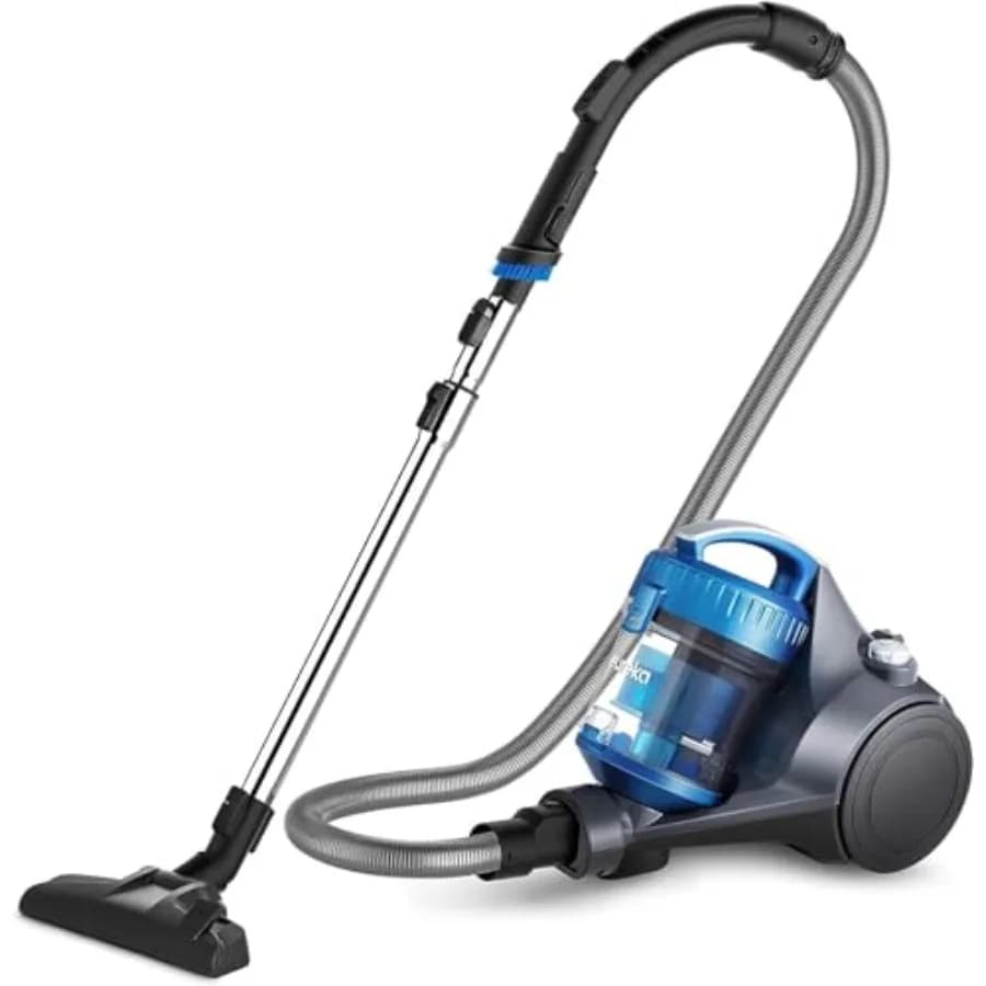 Aspirapolvere senza sacco WhirlWind da 2,5 litri, aspirapolvere leggero per tappeti e pavimenti duri, NEN110A