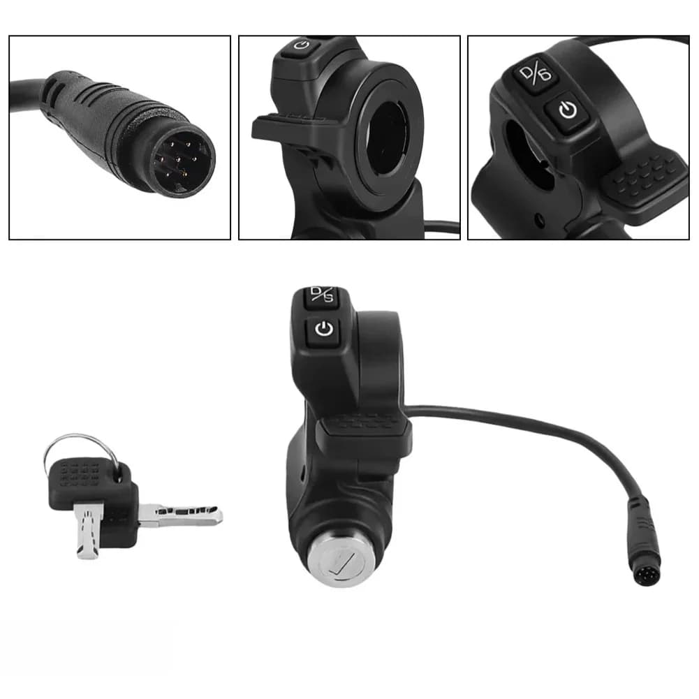 7 Pin Finger Throttle Switch 2 Keys For KuKirin For G2 For Master Electric Scooter ABS For Control Handlebar Replacement Part