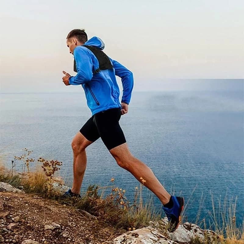 Light moisturizer backpack for hiking, camping, mesh design adjustable chest strap, emergency whistle