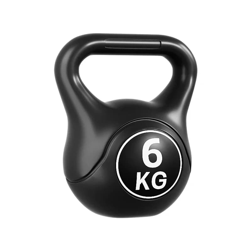 Hot Sale Comfortable to hold Kettlebells hard colored Durable Fitness Gym Strength Training Iron Sand PVC Kettlebell